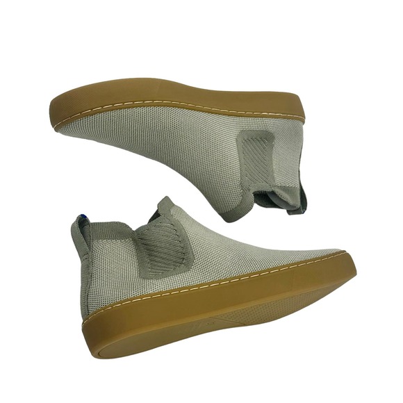 Rothy's The Chelsea Light Sage Green Ankle Boot High Top Sneakers Size 7 NWOT - Picture 9 of 10